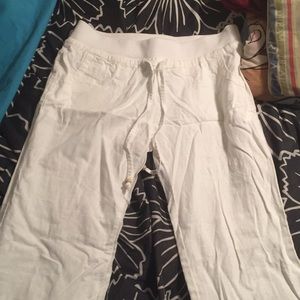 White Linen Pants